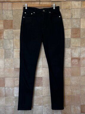 Rag & Bone Nina High-Rise Skinny Jeans Black Size 29